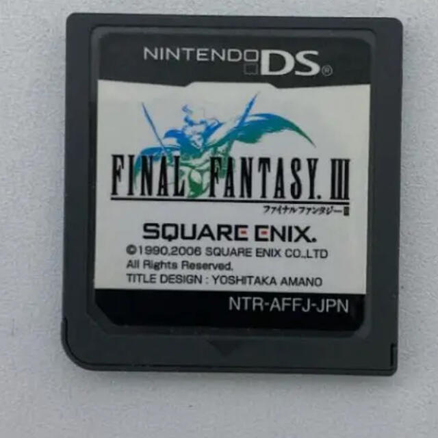 SQUARE ENIX(スクウェアエニックス)のファイナルファンタジー III 3 ff3 DS エンタメ/ホビーのゲームソフト/ゲーム機本体(携帯用ゲームソフト)の商品写真