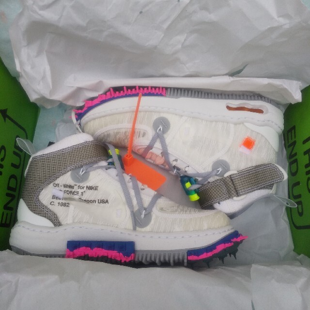 Off-White - 白 24cm OFF-WHITE × NIKE AIR FORCE 1 MIDの通販