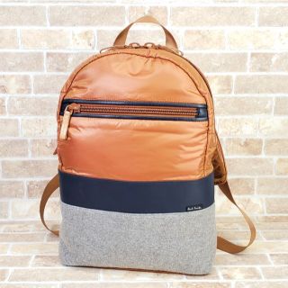 ポールスミス(Paul Smith)のポールスミス ☆ ナイロン レザー コンビデザイン リュックサック A4OK(バッグパック/リュック)