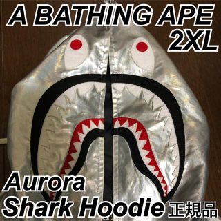 アベイシングエイプ(A BATHING APE)のA BATHING APE Aurora Shark Hoodie 2XL(パーカー)