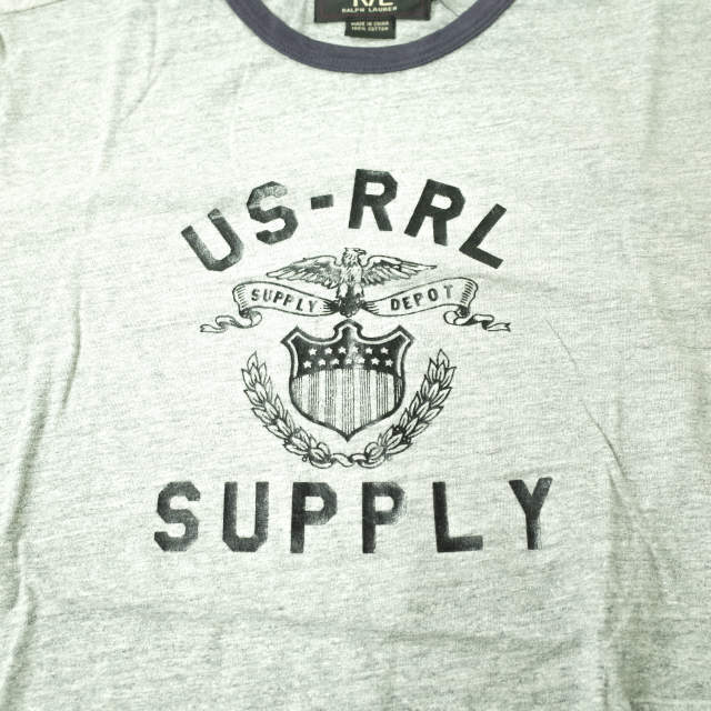 RRL(ダブルアールエル)のRRL US-RRL SUPPLY TEE イーグルプリントリンガーＴシャツ S メンズのトップス(Tシャツ/カットソー(半袖/袖なし))の商品写真