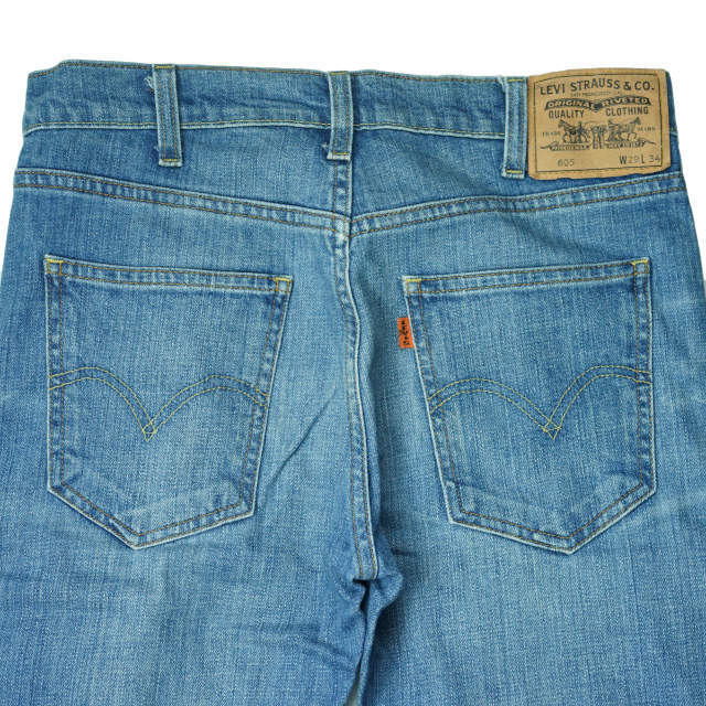 LEVI'S VINTAGE CLOTHING リーバイス ヴィンテージクロージング トルコ製 605 1960's スキニーデニムパンツ 30605-0029 29 インディゴ LVC 5ポケット ジッパーフライ 復刻 オレンジタブ BIGE ボトムス【中古】【LEVI'S VINTAGE CLOTHING】 メンズのパンツ(デニム/ジーンズ)の商品写真