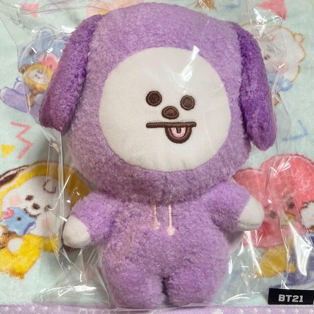 防弾少年団(BTS)(ボウダンショウネンダン)のBT21 CHIMMY チミー パープル ぬいぐるみ エンタメ/ホビーのおもちゃ/ぬいぐるみ(キャラクターグッズ)の商品写真