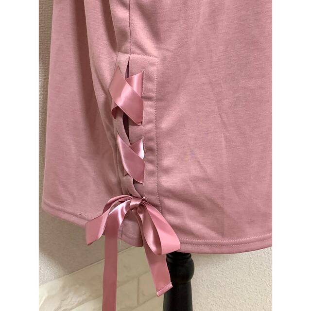 UNISEX S/M 量産型 編み上げリボンマイメロロングTシャツワンピース ...