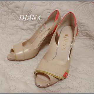 ダイアナ(DIANA)のDIANAダイアナ♡クロスデザインオープントゥパンプス(ハイヒール/パンプス)