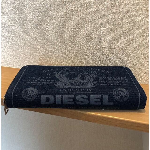 専用です】ディーゼル DIESEL デニム 長財布 ラウンドファスナー 専用です】ディーゼル DIESEL デニム 長財布 ラウンドファスナー