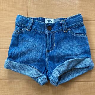 オールドネイビー(Old Navy)の美品　オールドネイビー　デニムショートパンツ　90＊短パン、ジーンズ、女の子(パンツ/スパッツ)