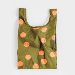 バグゥ(BAGGU)のBABY BAGGU  オリーブ　ドット(エコバッグ)