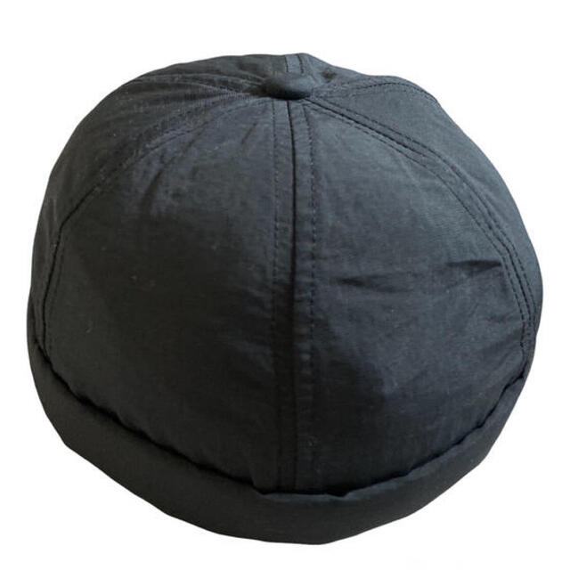 新品　未使用　ナイロン　ロールキャップ　フィッシャーマン　つば無し　ブラック メンズの帽子(キャップ)の商品写真