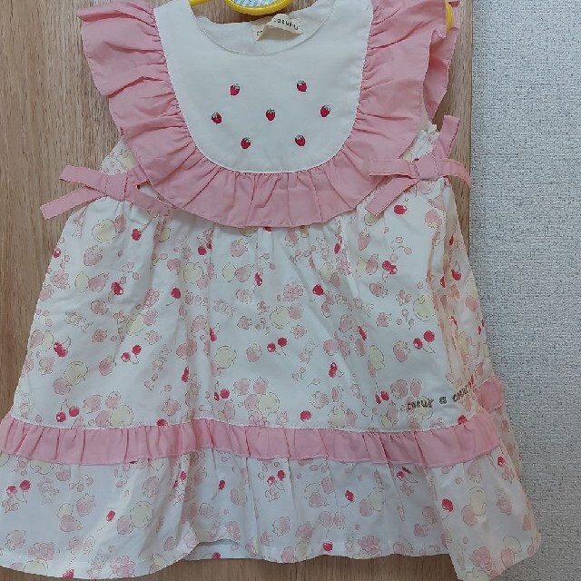 coeur a coeur(クーラクール)のクーラクール　ワンピース80 キッズ/ベビー/マタニティのキッズ服女の子用(90cm~)(ワンピース)の商品写真