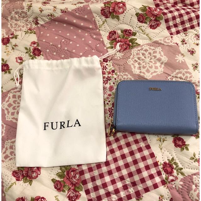 Furla(フルラ)の中古品🌟フルラ   コインケース  ブルー系 レディースのファッション小物(コインケース)の商品写真