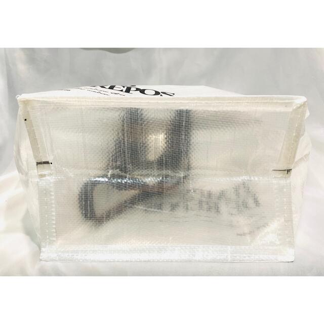 【2way 】ハンドル シンプル ロゴ クリア ビニールトートバッグ 【クリア】 レディースのバッグ(トートバッグ)の商品写真