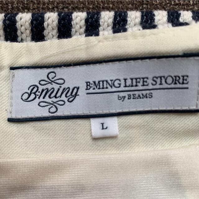 B:MING LIFE STORE by BEAMS(ビーミング ライフストア バイ ビームス)のB:MING by BEAMS ストライプ　タイトスカート レディースのスカート(ひざ丈スカート)の商品写真