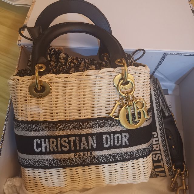 Dior - ディオール バック レディディオール ミディアムの通販 by