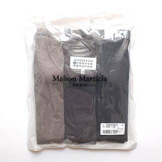 マルタンマルジェラ(Maison Martin Margiela)の新品正規品 maison margiela 3パック Tシャツ ブラック系(Tシャツ/カットソー(半袖/袖なし))
