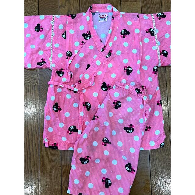 DOUBLE.B(ダブルビー)のミキハウス　甚平　130 キッズ/ベビー/マタニティのキッズ服女の子用(90cm~)(甚平/浴衣)の商品写真