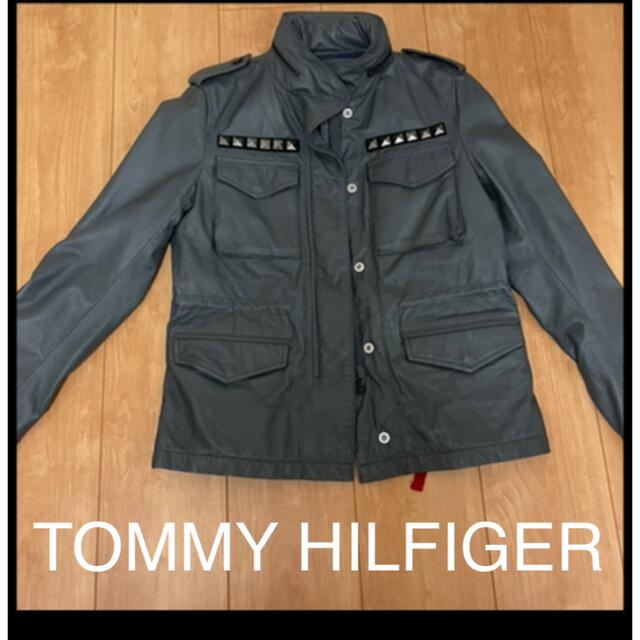 TOMMY HILFIGER(トミーヒルフィガー)のTOMMY HILFIGER 革ジャン メンズのジャケット/アウター(レザージャケット)の商品写真