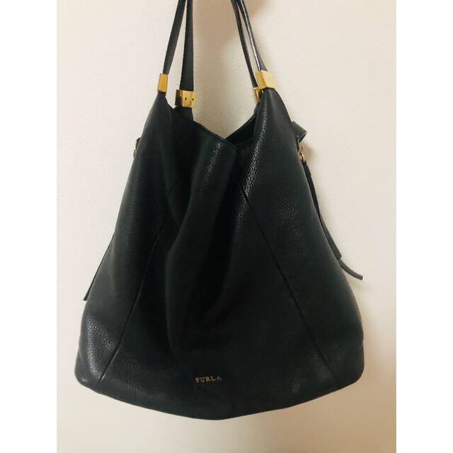 FURLA フルラ トート ショルダーバッグ リズ ブラック | sweatreno.com