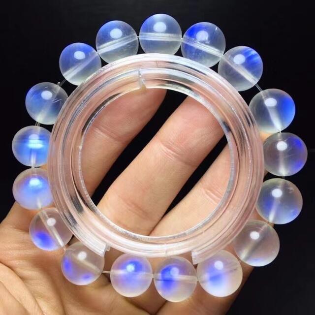 ⭐︎【天然】ムーンストーン　ペリステライト ブレスレット 11.5mm