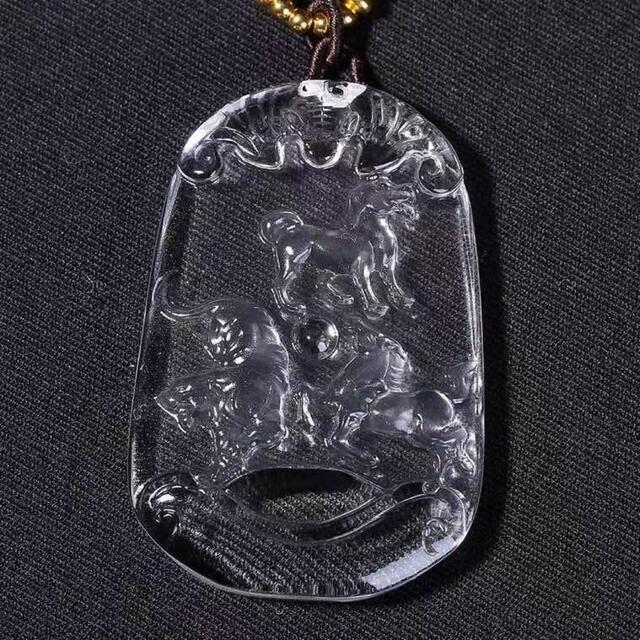 新品】 ⭐︎【高級】白水晶 ネックレス ネックレス