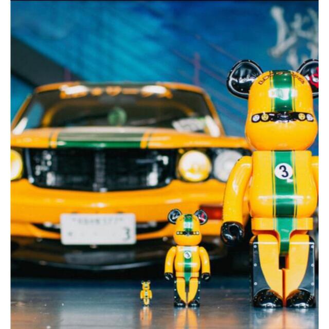 BE@RBRICK リバンナくん 400%u0026100%-