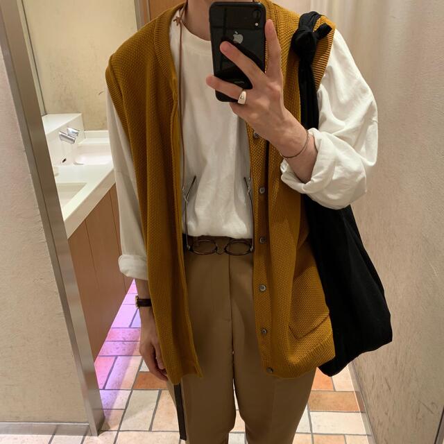 YASHIKI Tsukushi Knit Vest ヤシキ ニットベスト | unimac.az