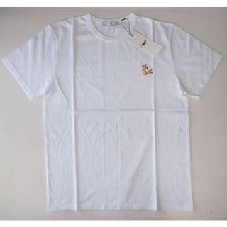 メゾンキツネ(MAISON KITSUNE')のmaison kitsune CHILLAX FOX PATCH tシャツ L(Tシャツ/カットソー(半袖/袖なし))