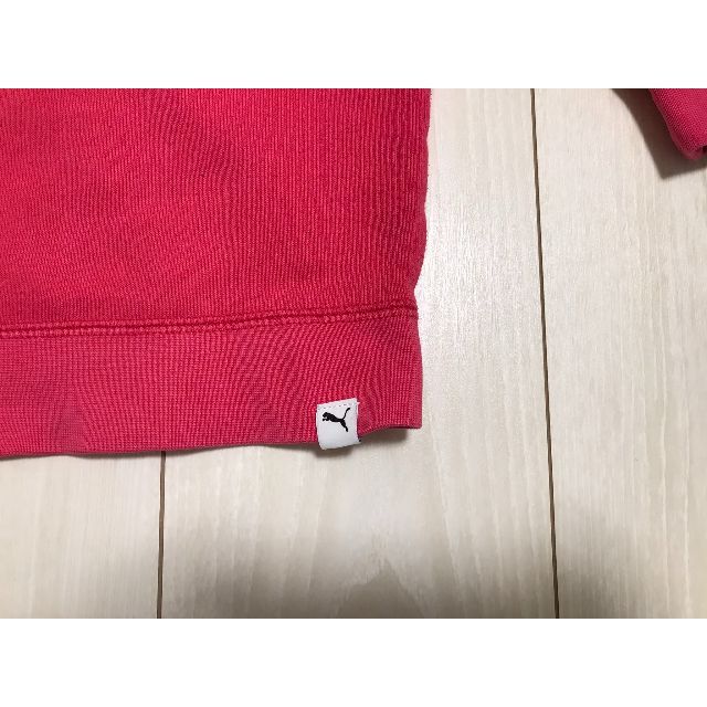 PUMA(プーマ)のプーマ　パーカー　ピンク　150 キッズ/ベビー/マタニティのキッズ服女の子用(90cm~)(その他)の商品写真