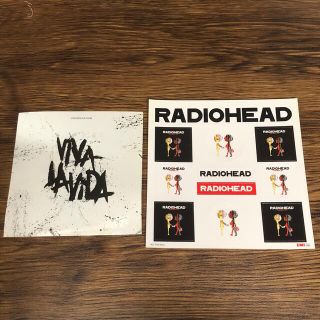 COLDPLAY + RADIOHEAD ステッカー2枚(ミュージシャン)