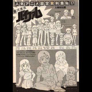 銀河漂流バイファム　アニメディア付録設定資料集(その他)