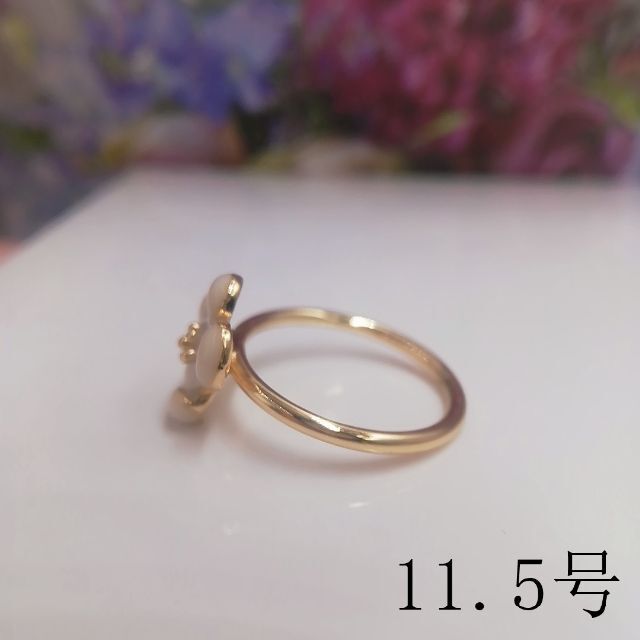 tt11080閉店セール11.5号リング可愛い花リング レディースのアクセサリー(リング(指輪))の商品写真