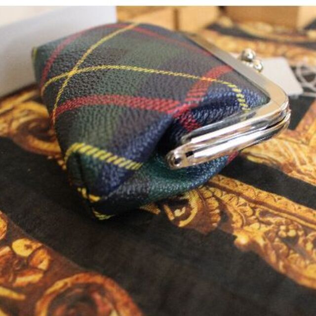 Vivienne Westwood(ヴィヴィアンウエストウッド)の新品　ヴィヴィアン　 DERBY FRAME COIN PURSE TARTAN レディースのファッション小物(コインケース)の商品写真