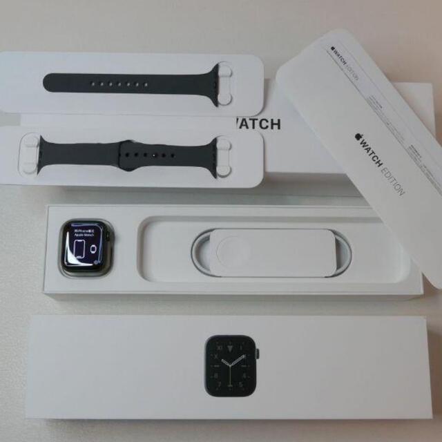 人気カラーの Apple - Watch Apple Watch チタニウム Series6 Edition
