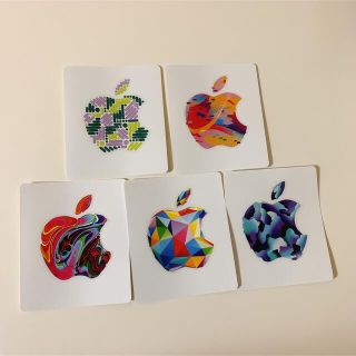 Apple ギフトカード　ステッカー5枚セット(その他)