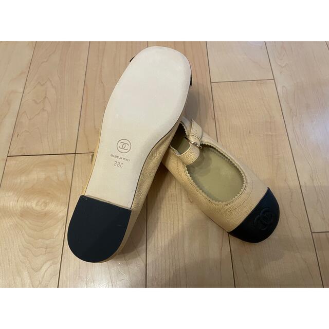試着のみ シャネル CHANEL メリージェーン ブラック サイズ38C