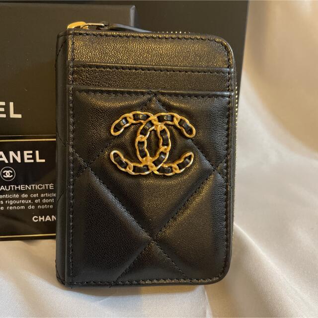 CHANEL - 新品 CHANEL 19ジップ コインパース コインケースの通販 by Kendal's shop｜シャネルならラクマ