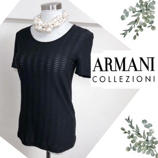 アルマーニ コレツィオーニ(ARMANI COLLEZIONI)のアルマーニコレツィオーニの美シルエット半袖カットソー(カットソー(半袖/袖なし))