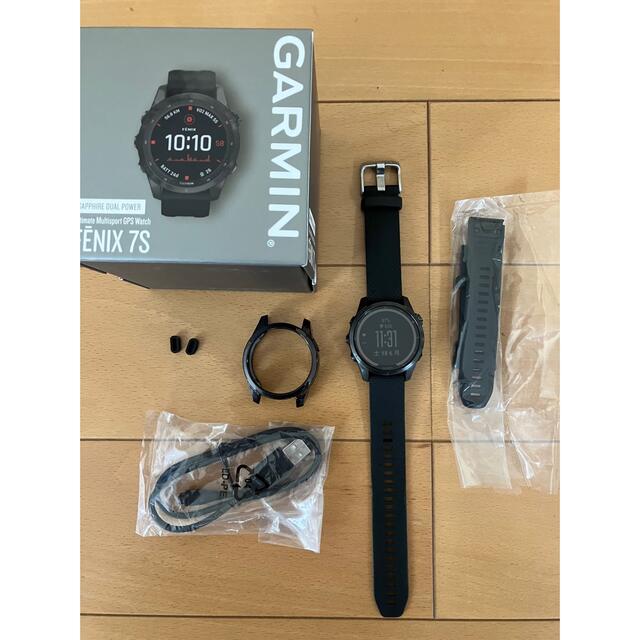 ガーミン fenix 7S Sapphire Dual Power Ti 値下-