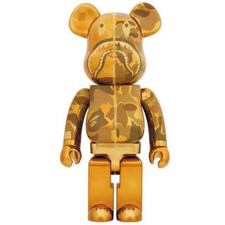 ベアブリック(BE@RBRICK)の【未開封】BE@RBRICK BAPE(R) CAMO SHARK 1000％ (その他)