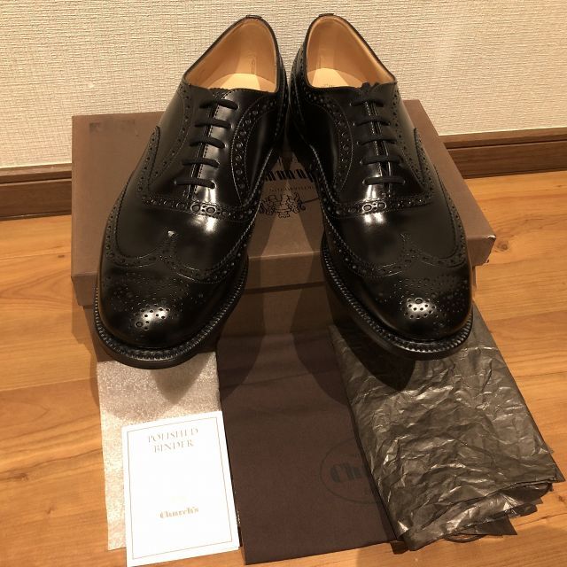 チャーチのBURWOOD・サイズ9.5 G・黒(ブラック)