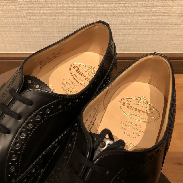 Church's   チャーチのBURWOOD・サイズ9.5 G・黒ブラックの通販 by