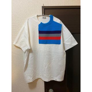 カラー(kolor)のkolor beacon 21ss ニットドッキングtシャツ(Tシャツ/カットソー(半袖/袖なし))