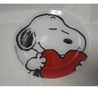 スヌーピー(SNOOPY)のスヌーピー　ガラスプレート　ローソン　SNOOPY(食器)