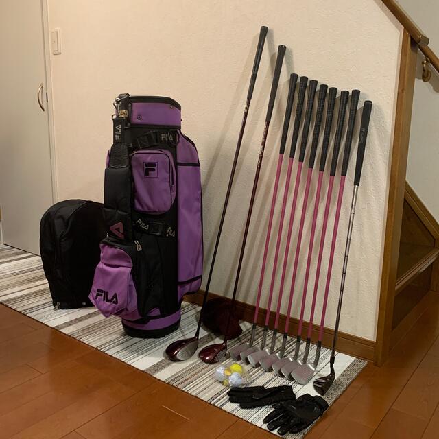 クラブ初心者レディースゴルフセット????BENETON GOLF ほか豪華10本バッグ付