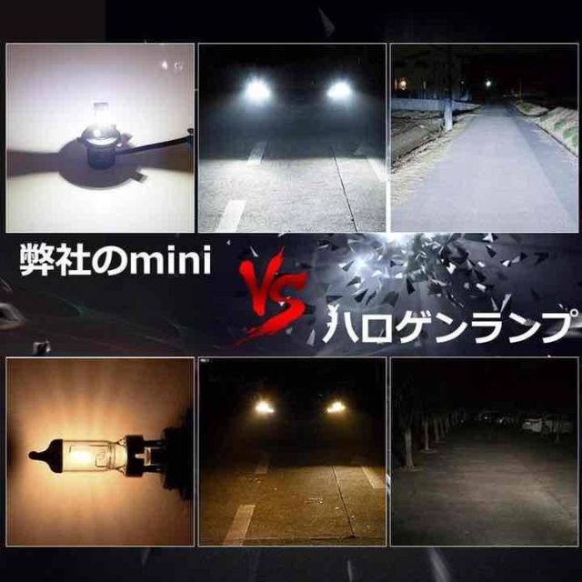 爆光 H7 LED ヘッドライト 6500K ハイエンドモデル b