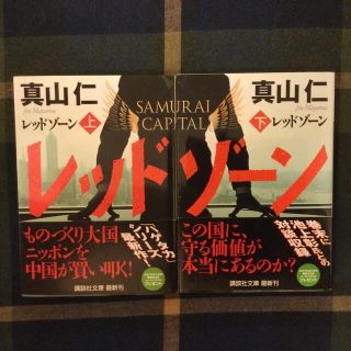 コウダンシャ(講談社)のレッドゾ－ン 上・下　▶︎真山仁(その他)