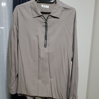 タケオキクチ(TAKEO KIKUCHI)のタケオキクチ　ハーフジップシャツ(シャツ)