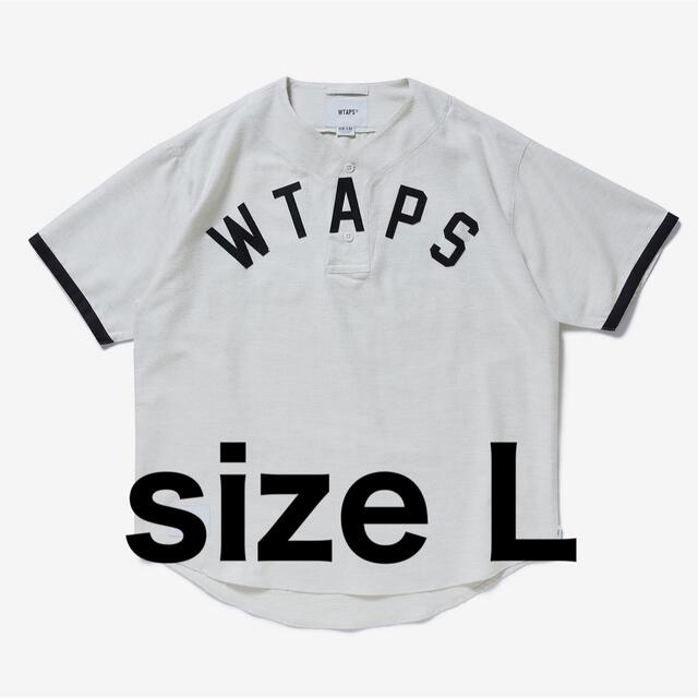 【ホワイト L】Wtaps LEAGUE SS COTTON FLANNEL