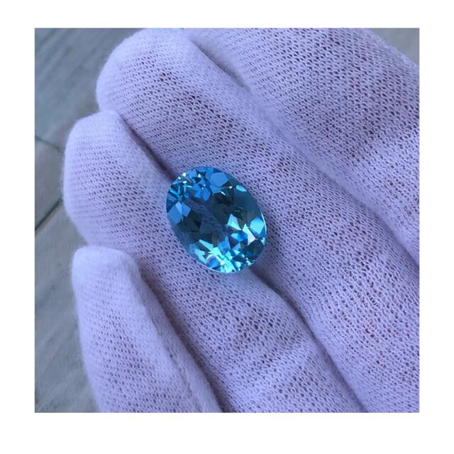 大粒　天然石　ブルートパーズルース　2個set   合計　23.90ct