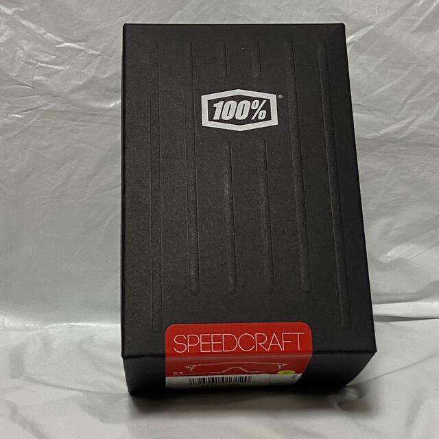 新品 100% Speedcraft 大人用 サングラス ブラック×レッド スポーツ/アウトドアの野球(その他)の商品写真